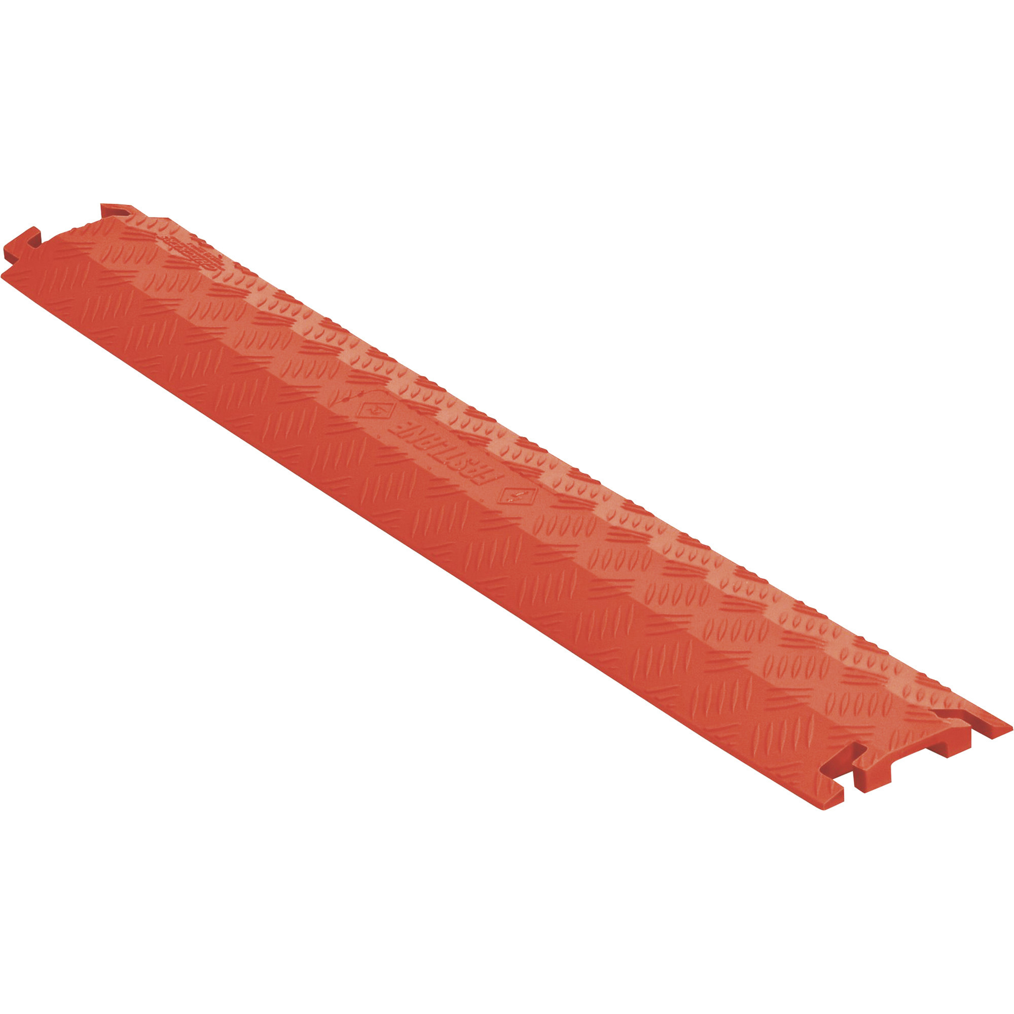 Checkers Lightweight Drop-Over Cord Protector, Orange, 3ft.L x 5.25in.W x 3/4in. Model# FL1